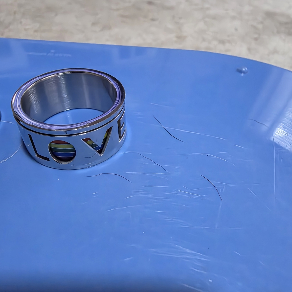 Rainbow Love Rings Set - Picture 2 of 4